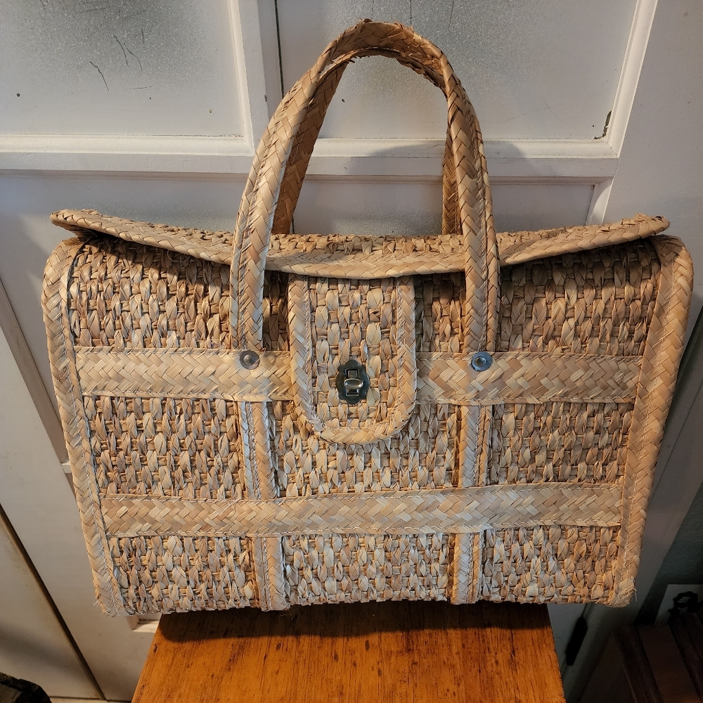 Super Cute Boho Straw Tote